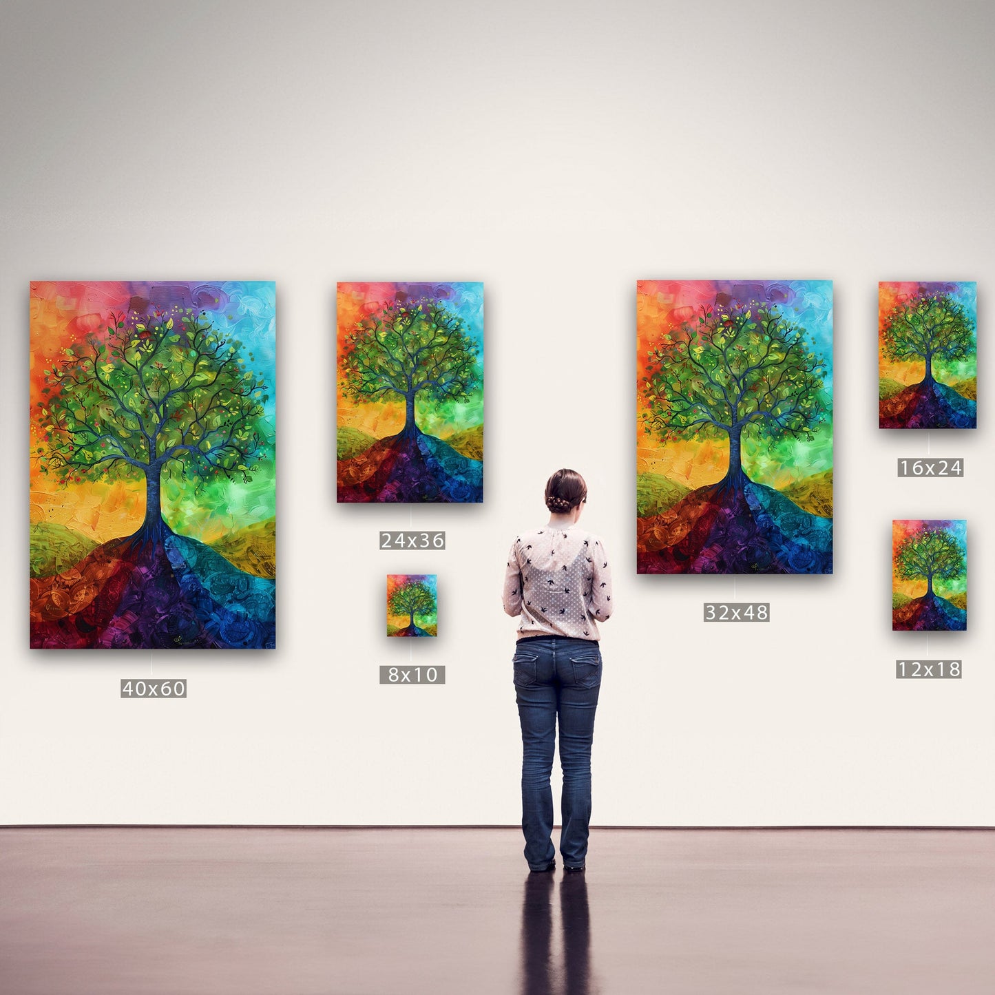 Abstract Tree of Life - Mystical Elegance