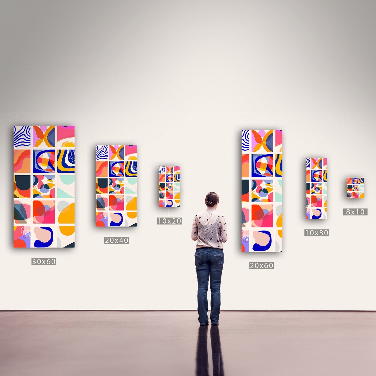 Colorful, flat vector design with intricate patterns - Psychedelic Delight