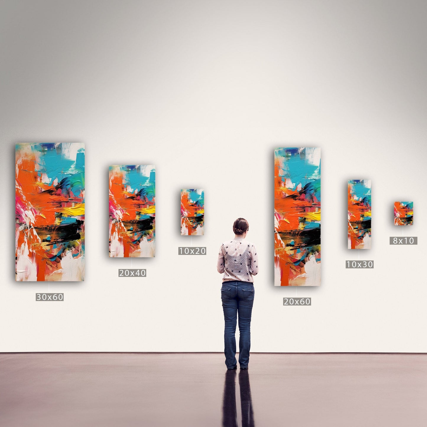 Captivating abstract art with vibrant colors - Spirited Creation