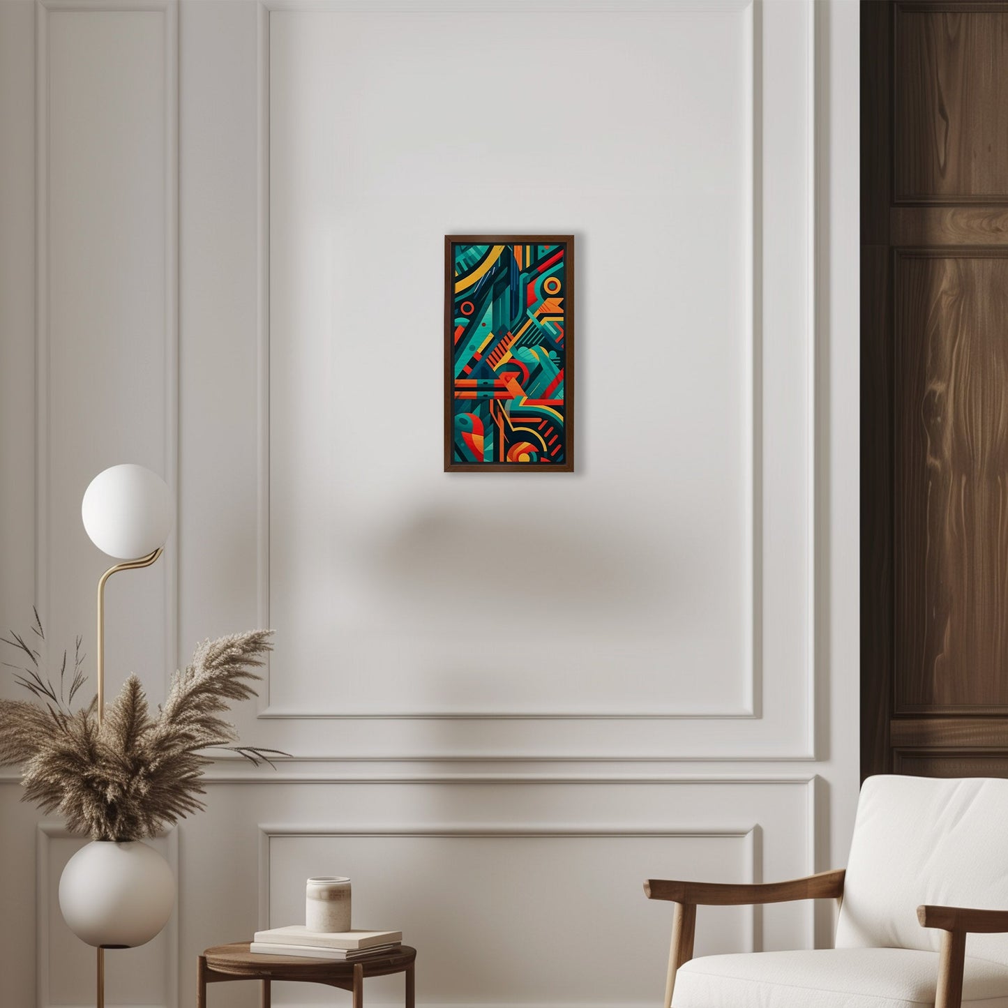 Bold graphic pattern wall art inspired by modern design - Vibrant Abstraction