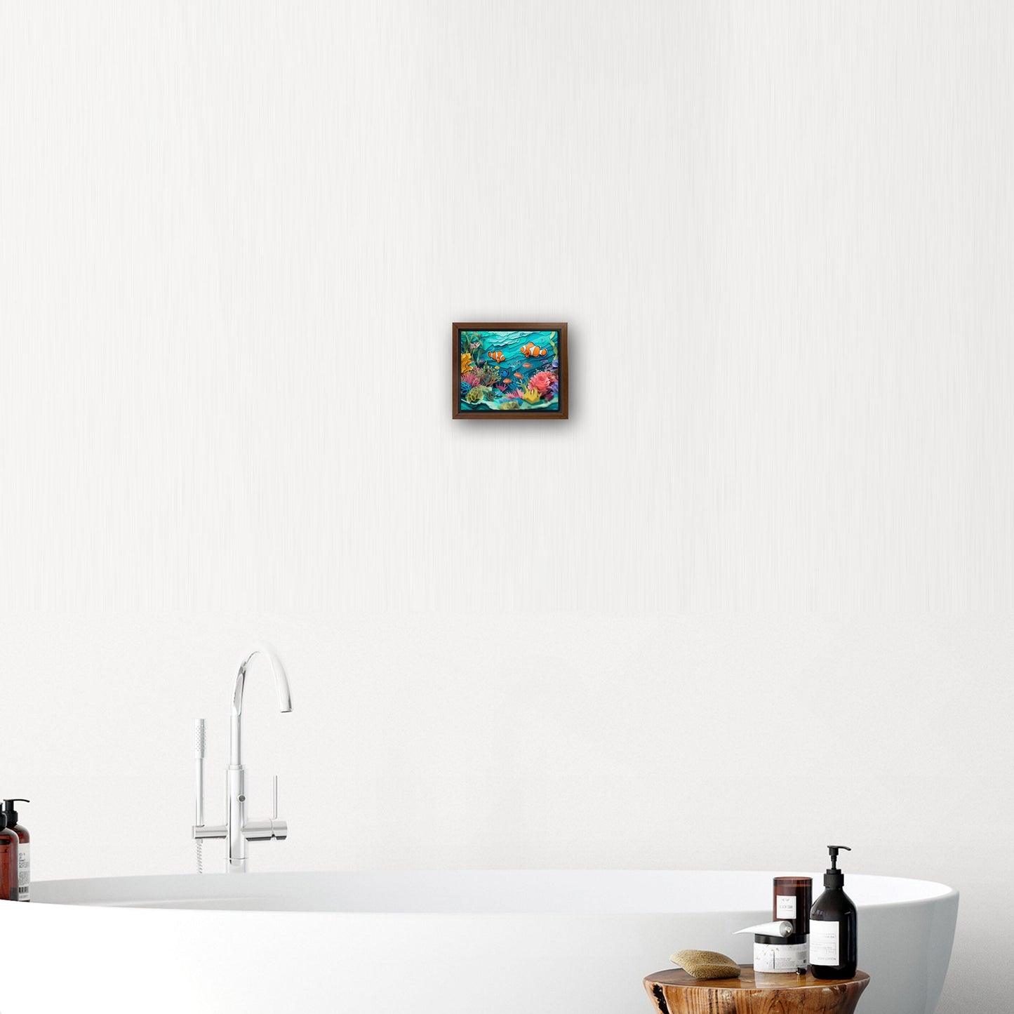 Vibrant marine life art on canvas - Serenity Dance