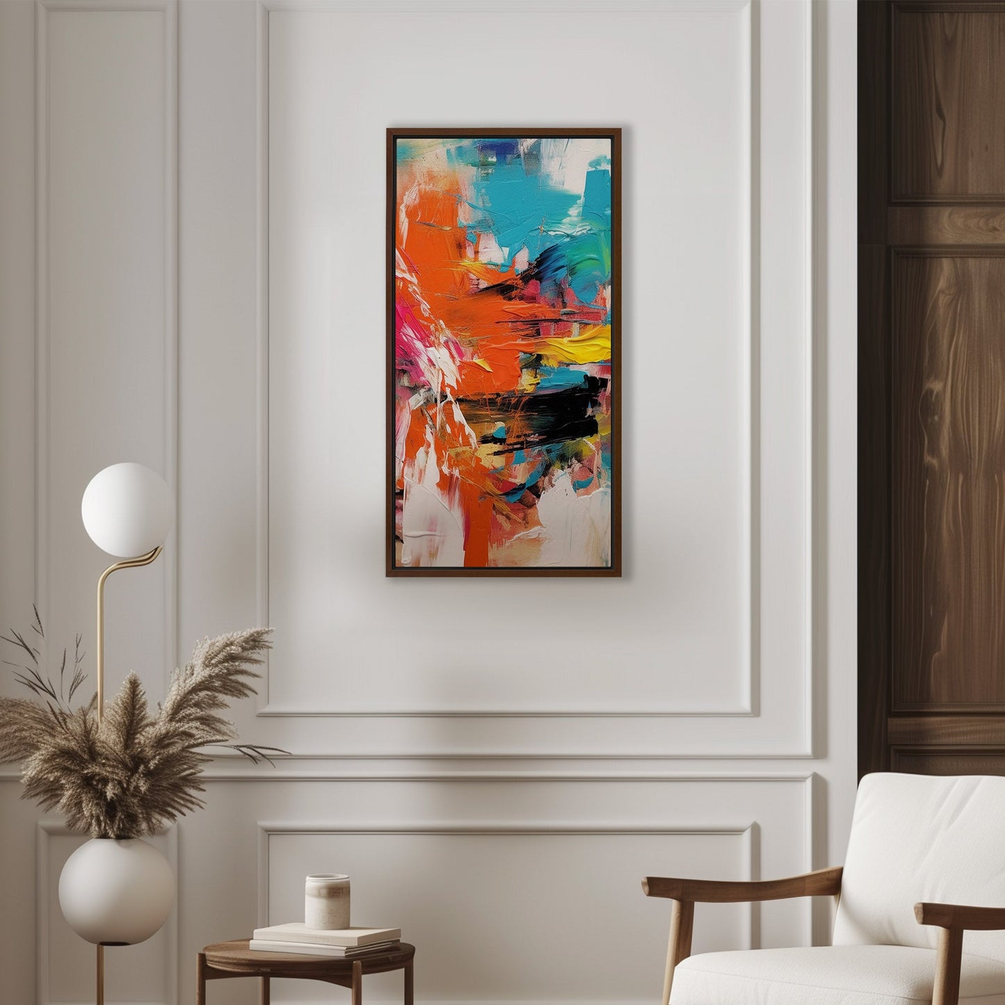Captivating abstract art with vibrant colors - Spirited Creation