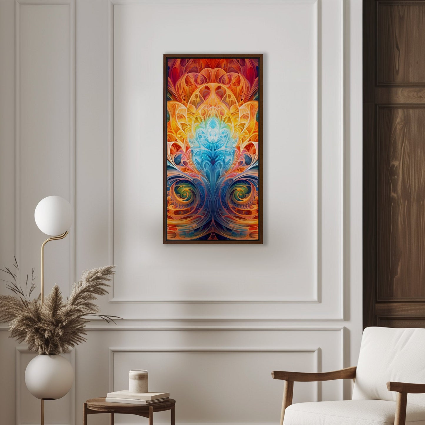 Symmetrical Digital Render Abstract - Recurring Kaleidoscope: Infinite Visual Complexity