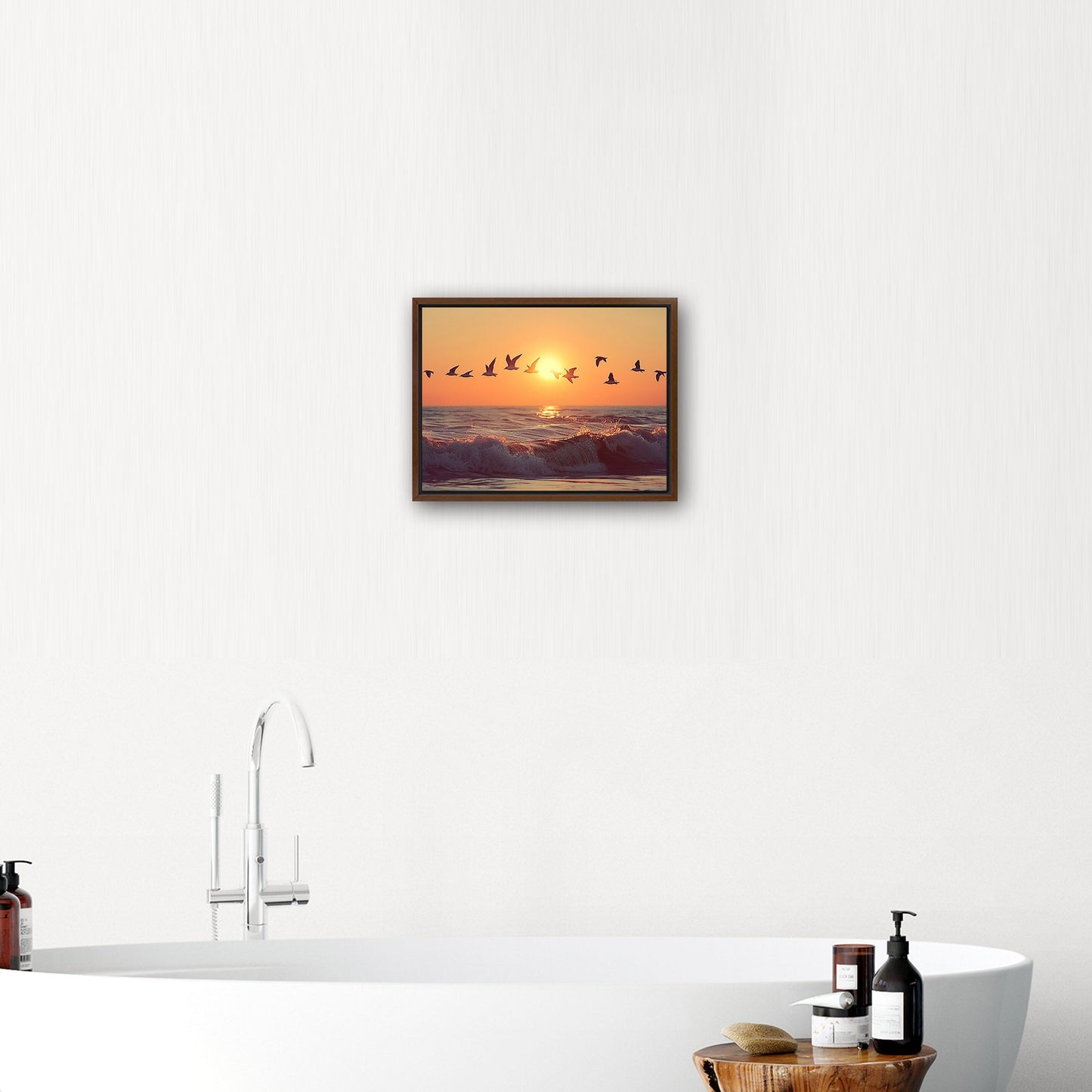 A mesmerizing ocean of birds at sunrise - Sparkling Horizon