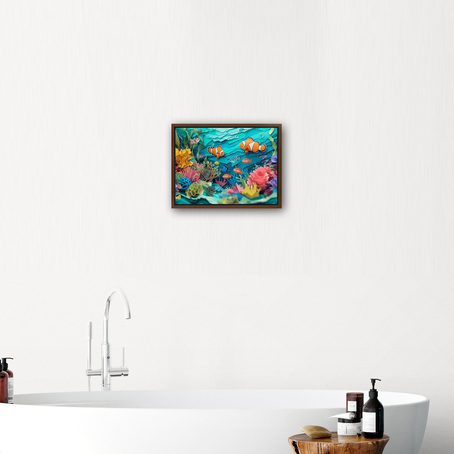 Vibrant marine life art on canvas - Serenity Dance