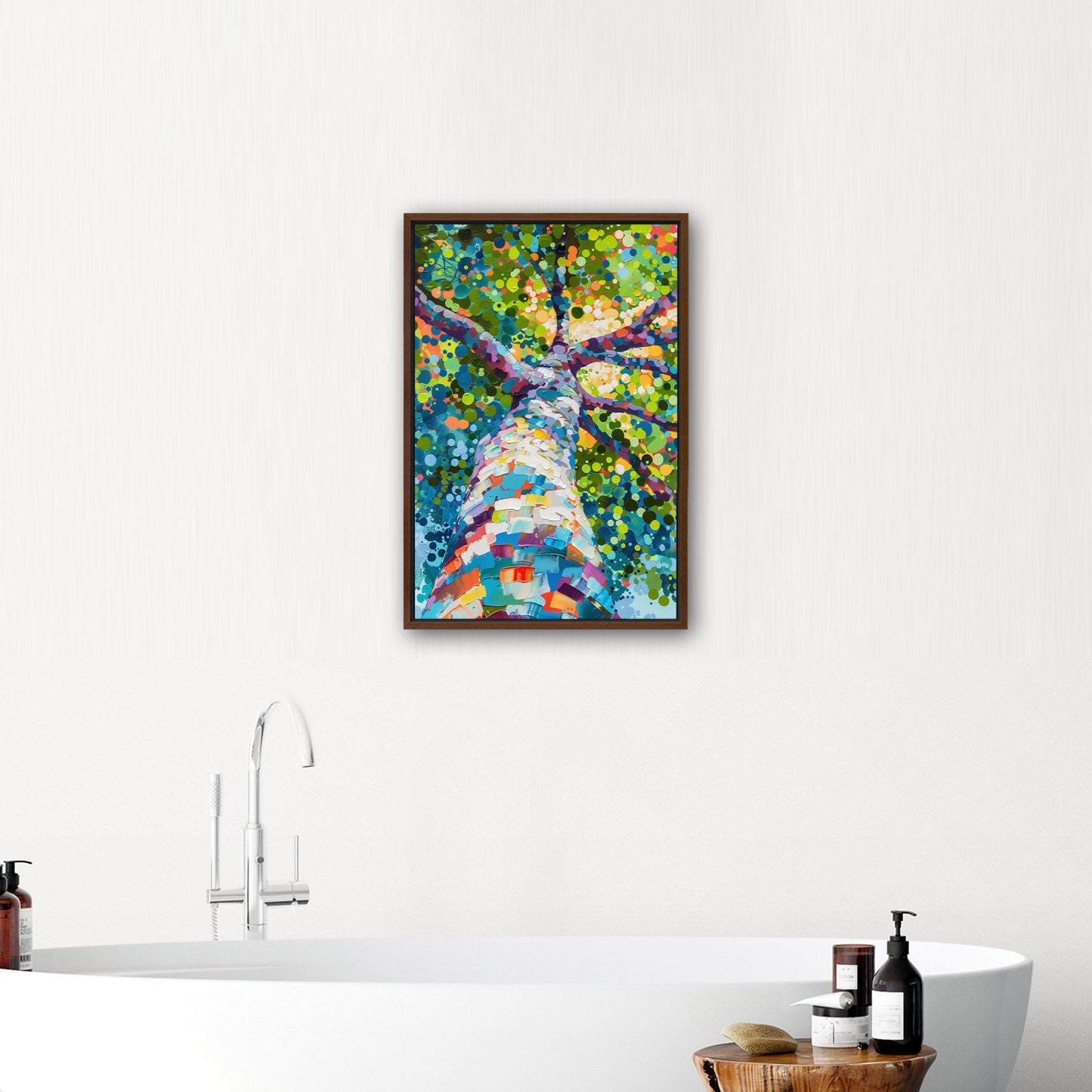 Vibrant tree exuding nature's beauty - Tranquility Enchantment