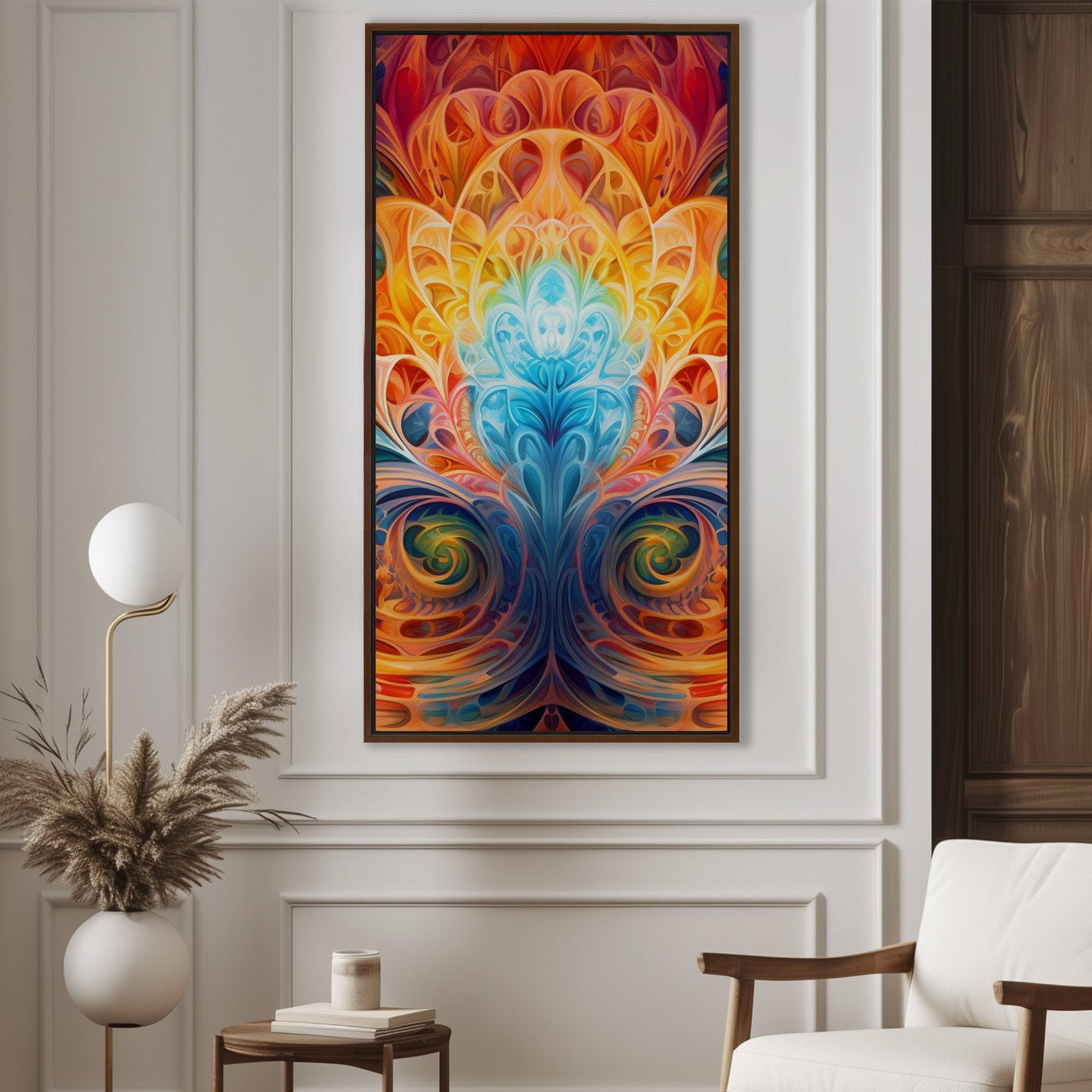 Symmetrical Digital Render Abstract - Recurring Kaleidoscope: Infinite Visual Complexity