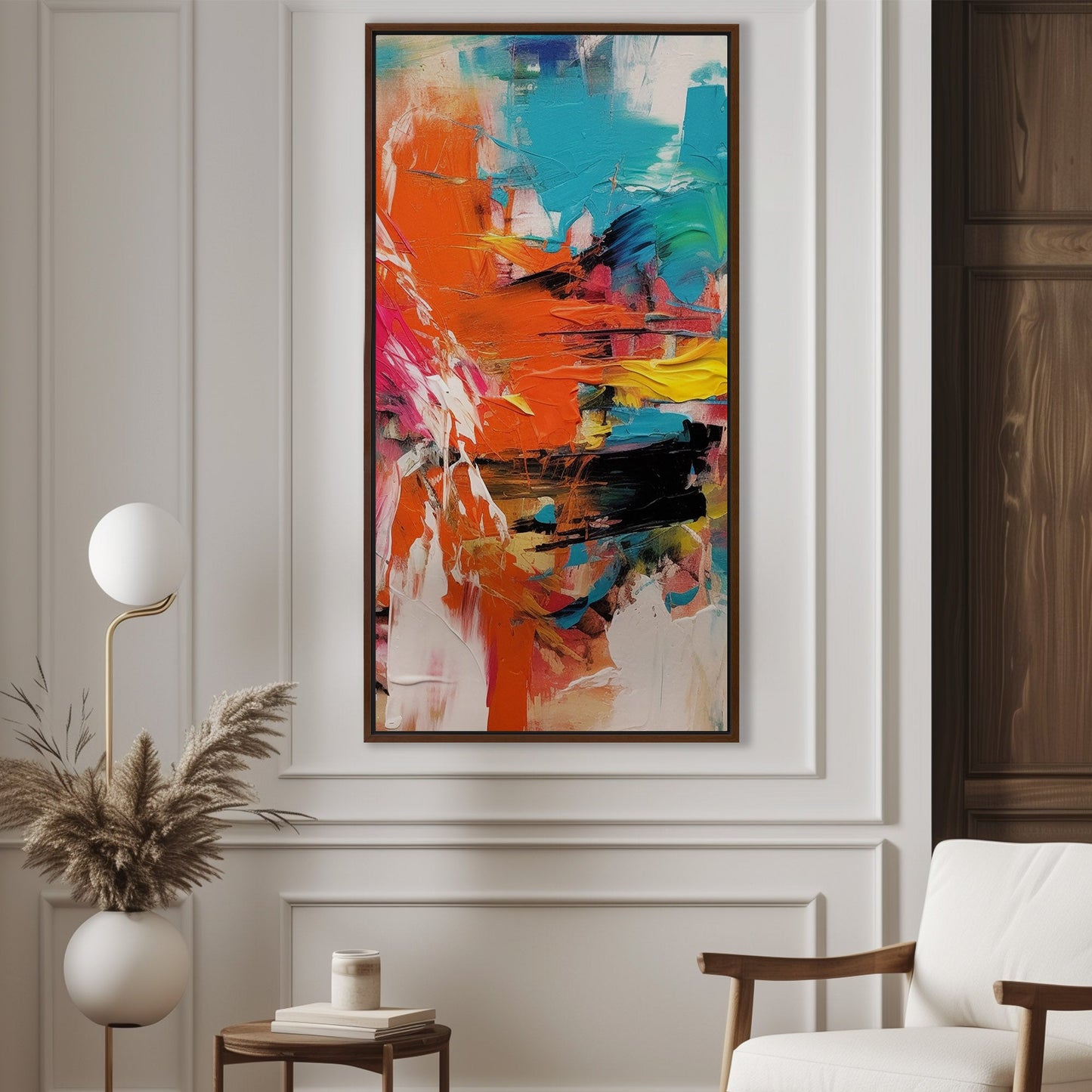 Captivating abstract art with vibrant colors - Spirited Creation