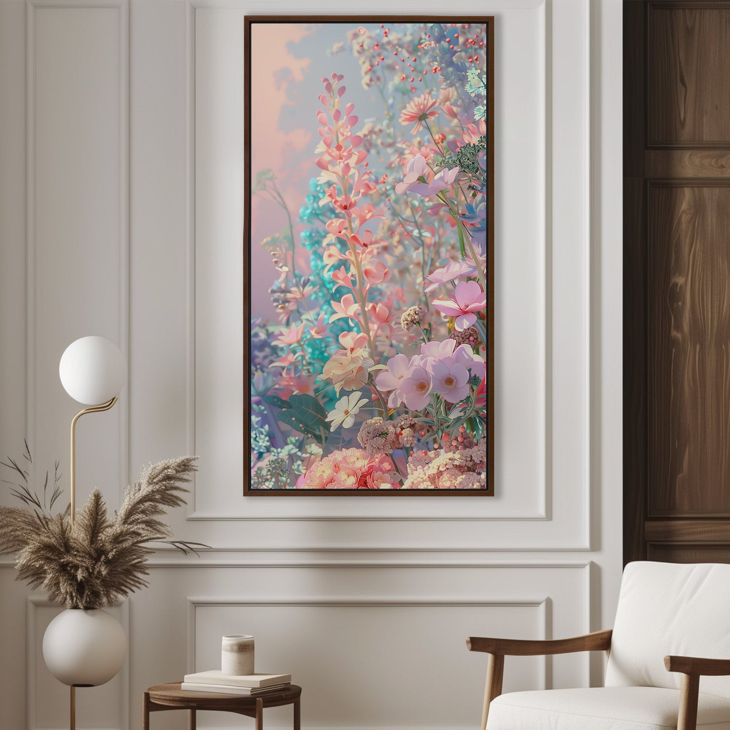 Captivating art in dreamy pastel - Enchanting Rainbow Dreams