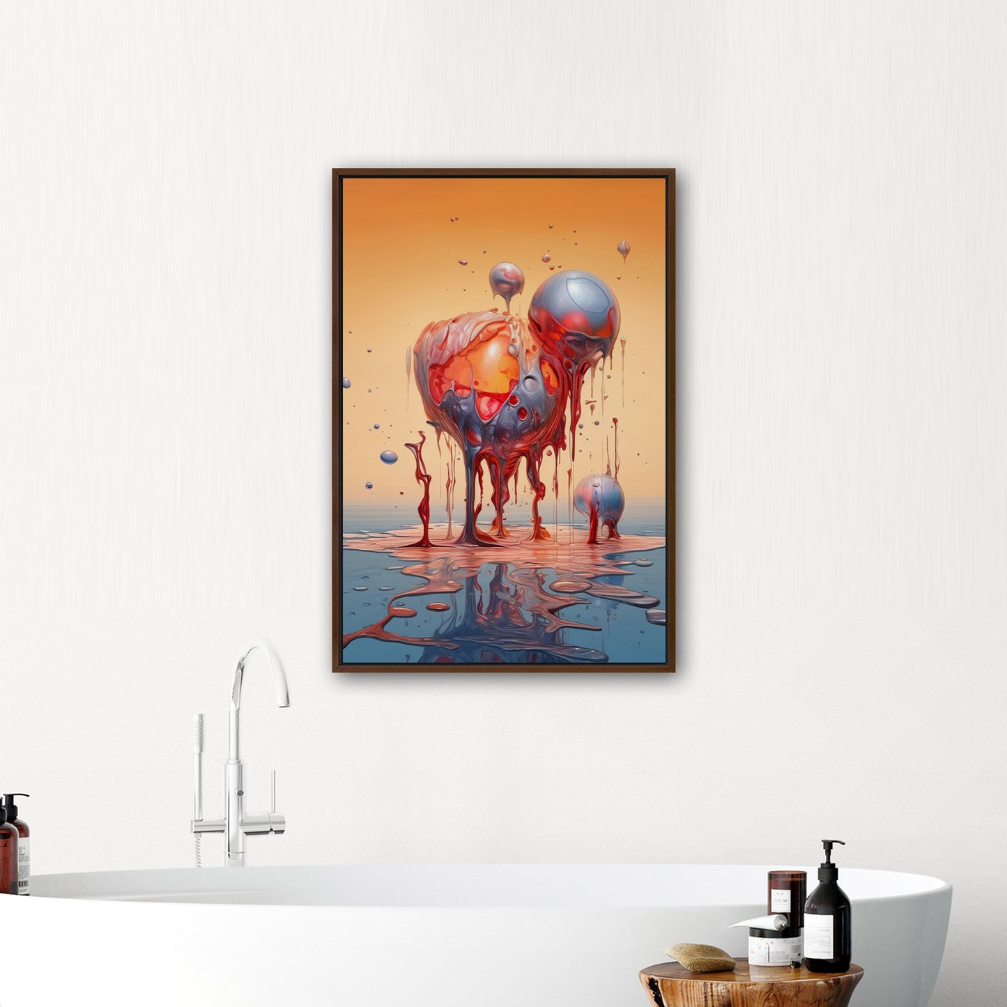 Surreal Abstract Digital Art Render - Ethereal Melting Dreams
