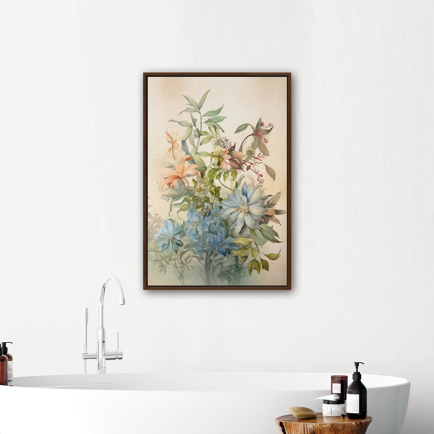 Dreamy Botanical Watercolor - Bouquet for a Friend