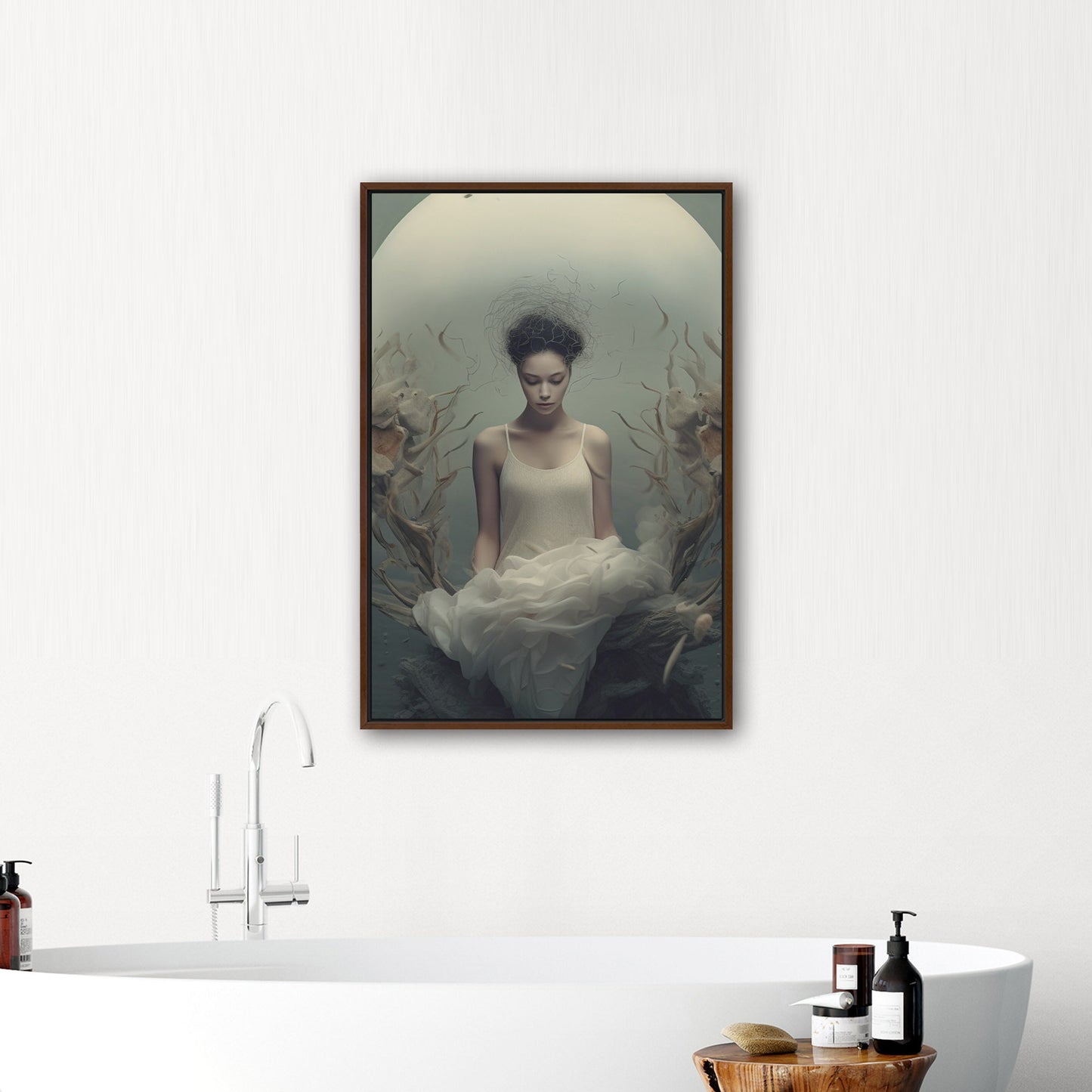 Ethereal, mixed-media art - Mystical Fusion