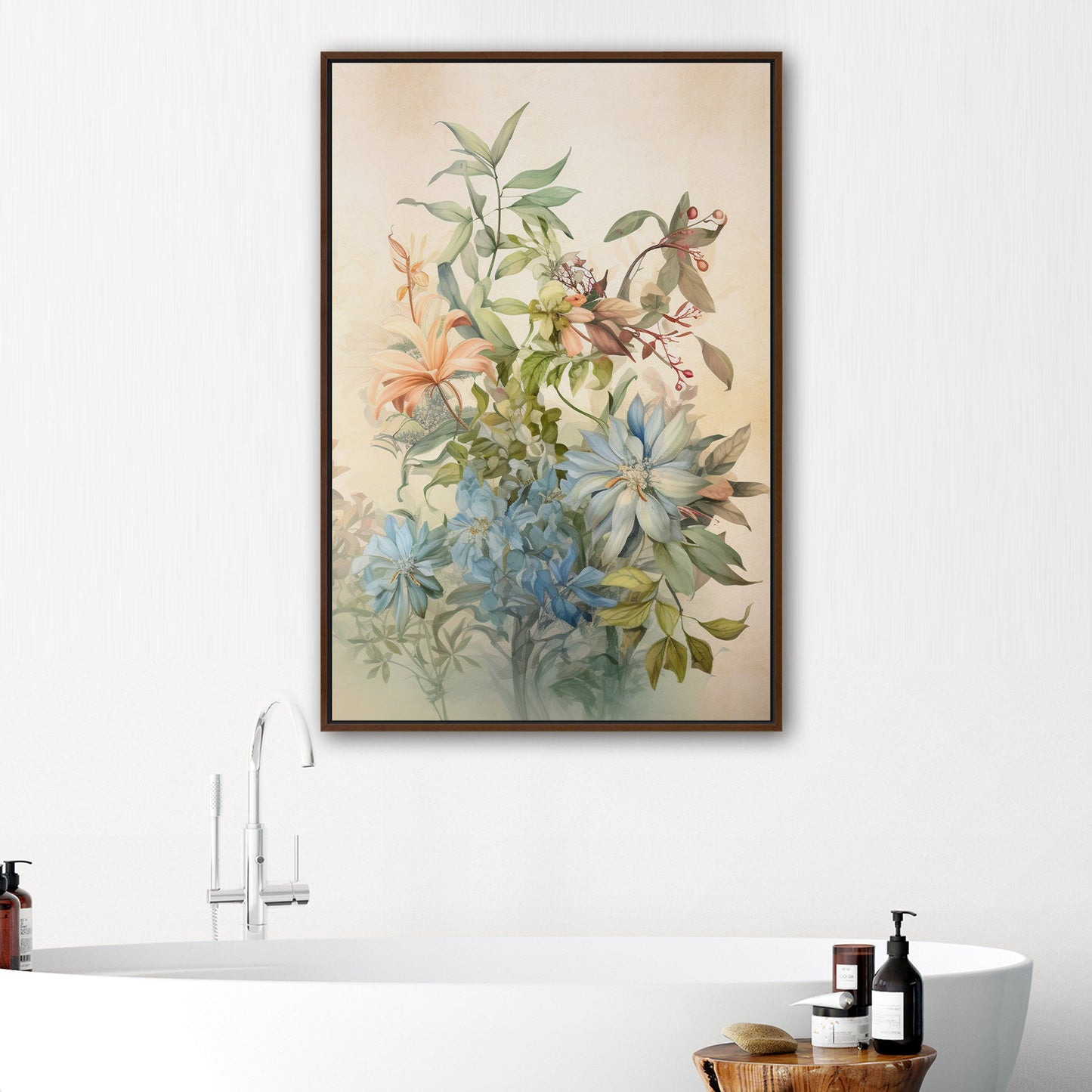 Dreamy Botanical Watercolor - Bouquet for a Friend