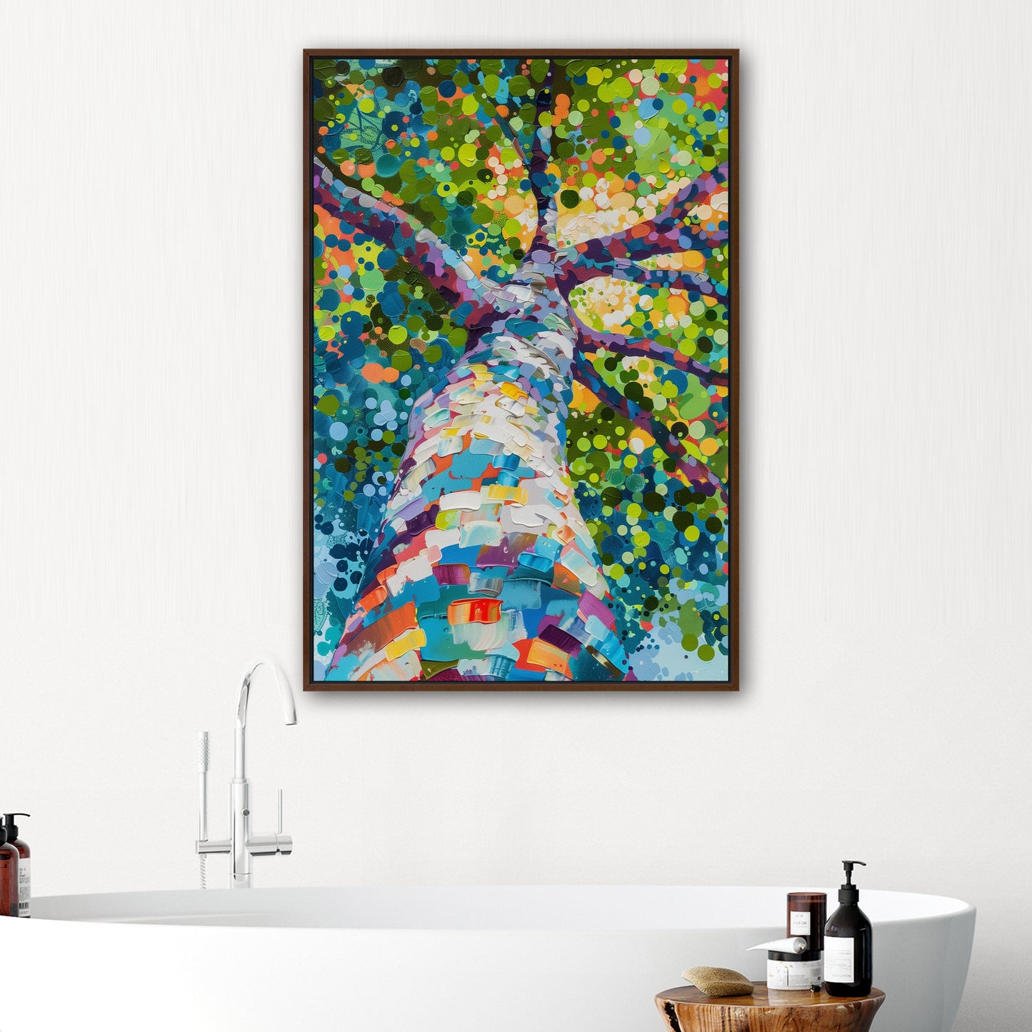 Vibrant tree exuding nature's beauty - Tranquility Enchantment
