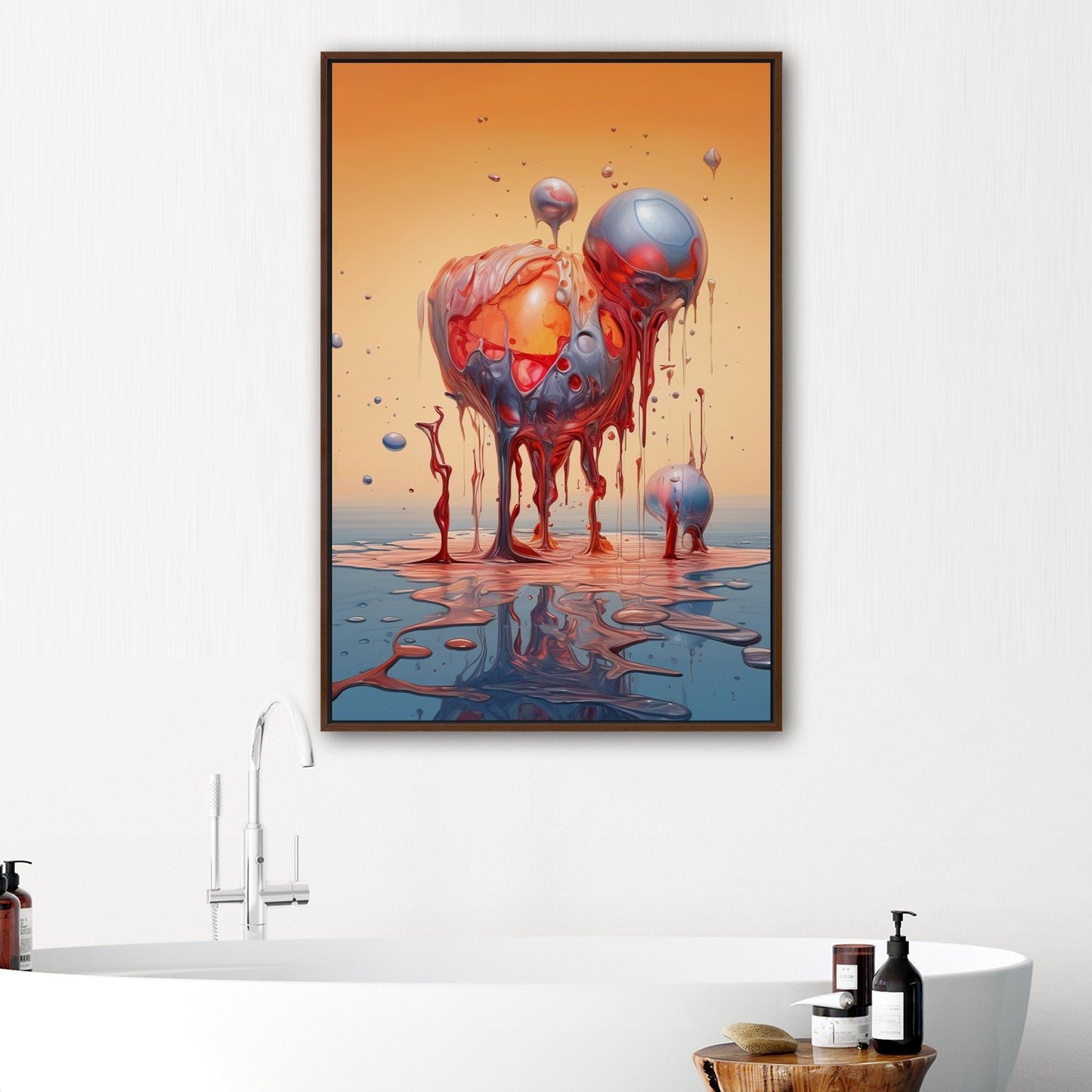 Surreal Abstract Digital Art Render - Ethereal Melting Dreams