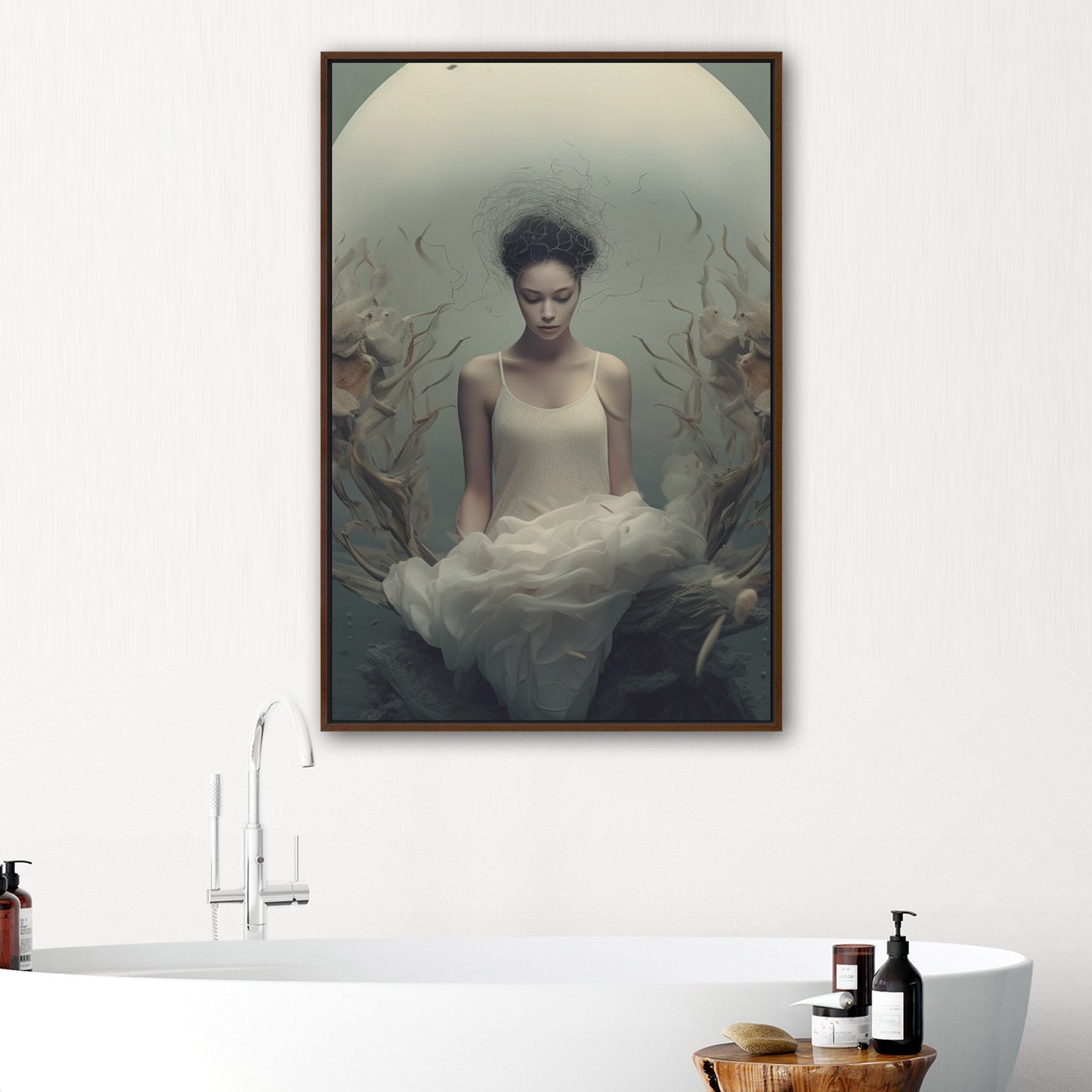Ethereal, mixed-media art - Mystical Fusion