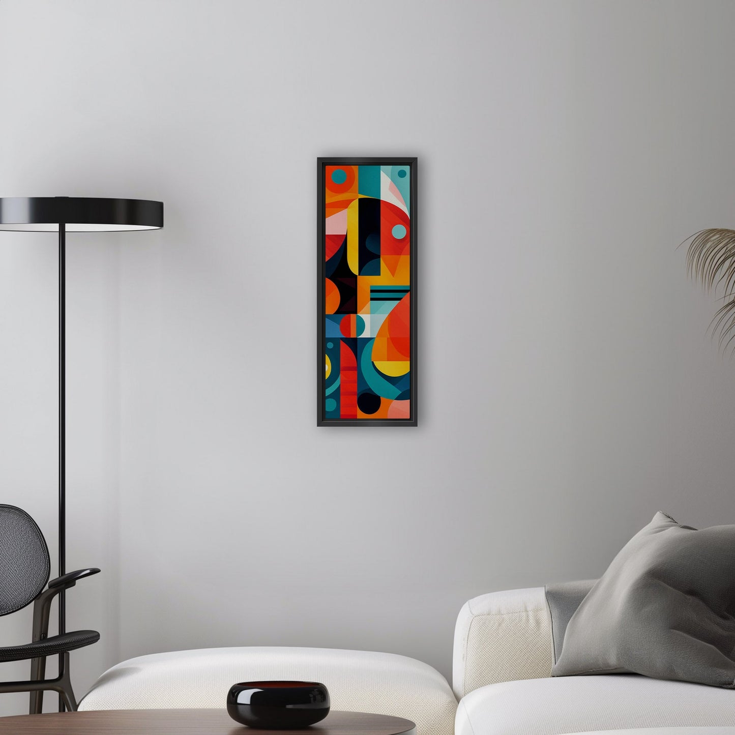 60's Era Modern Geometric Abstract Art - Vivid Prism