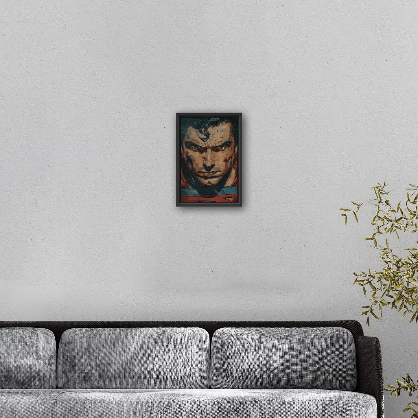 Closeup Portrait of Golden Age Superman - Iconic Vision: Superman Revived