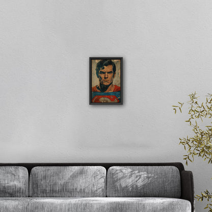 Heroic Retro Superman Closeup