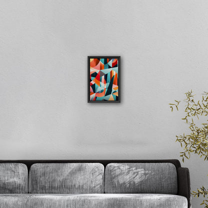 Bold geometric abstract wall art - Harmony in Motion