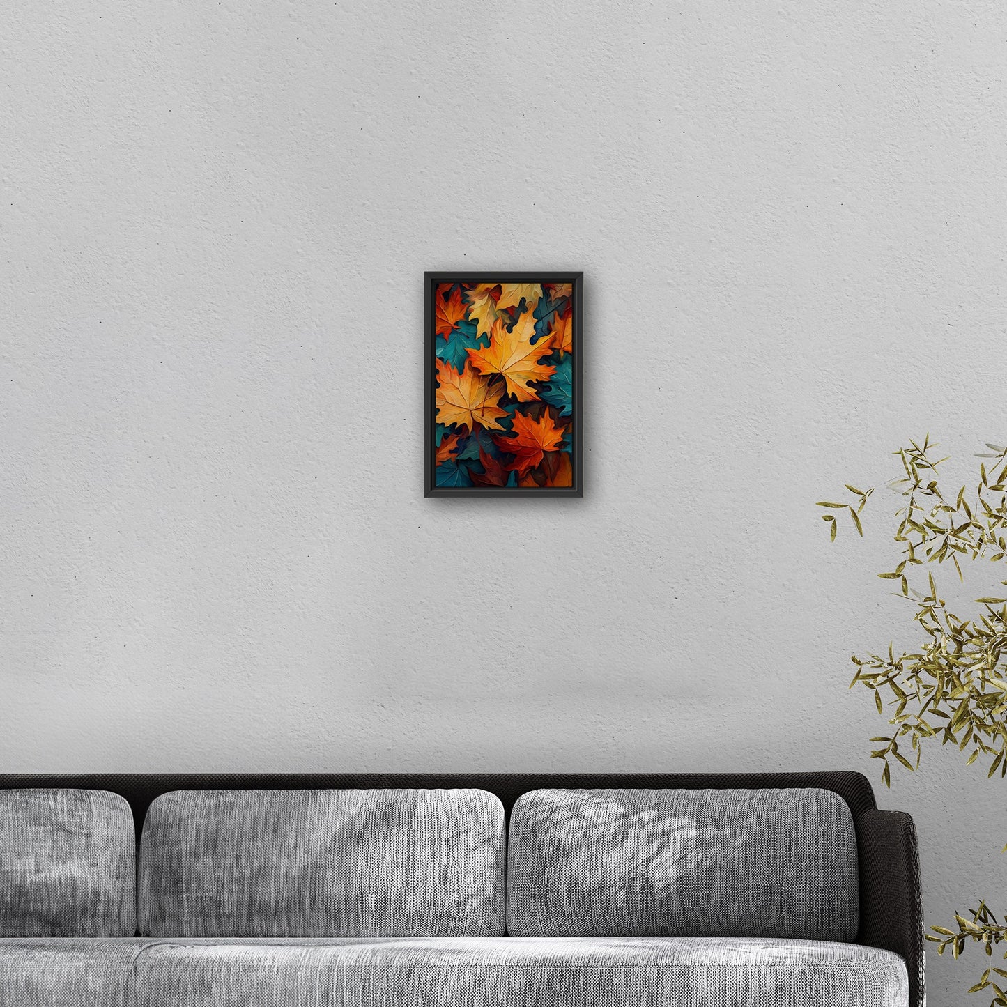 Painting of Autumn Leaves - Vivid Autumn Luminance