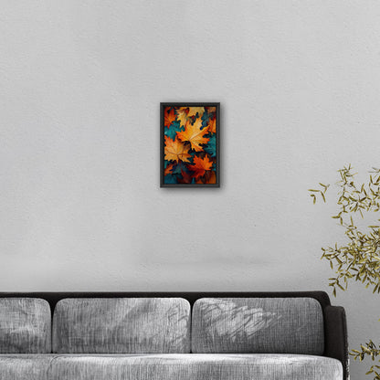 Painting of Autumn Leaves - Vivid Autumn Luminance