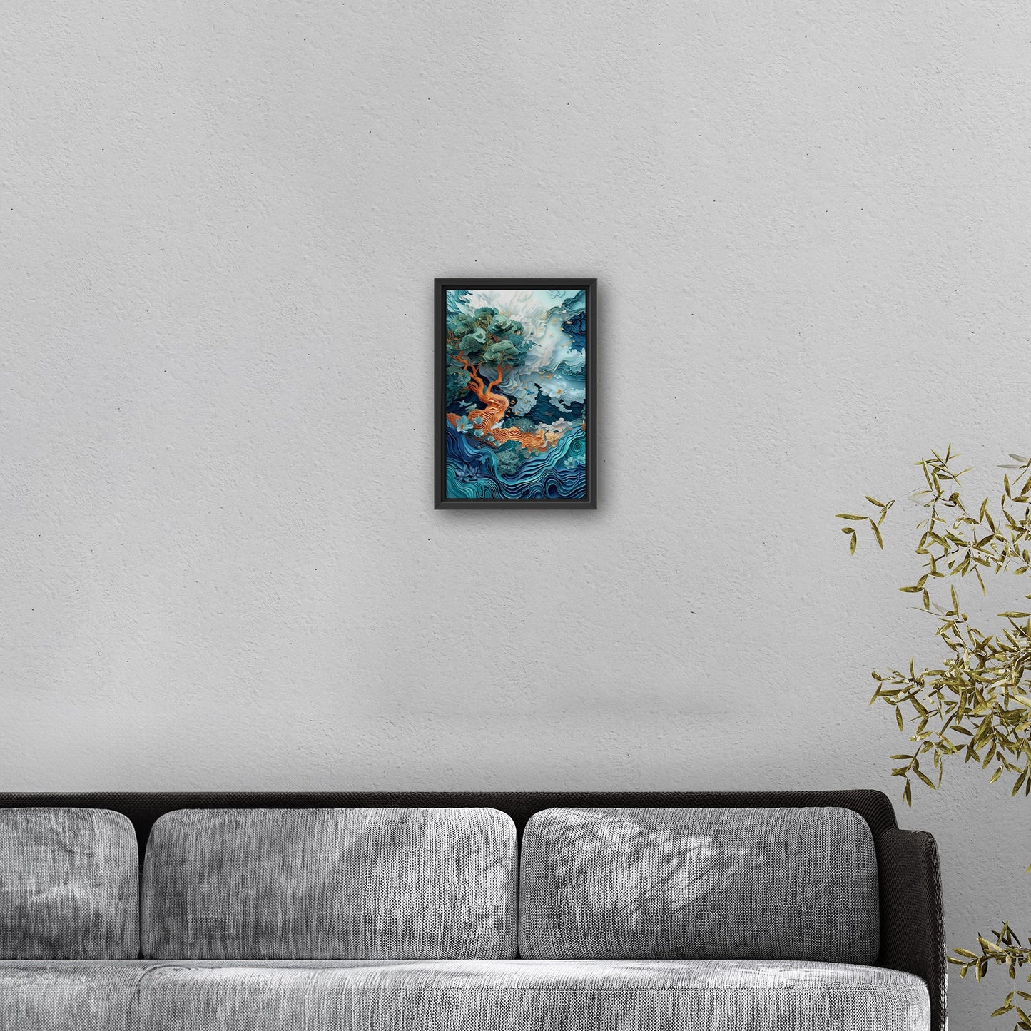 Elevate your space with this sophisticated 3D art - Enchanting Dreamscapes