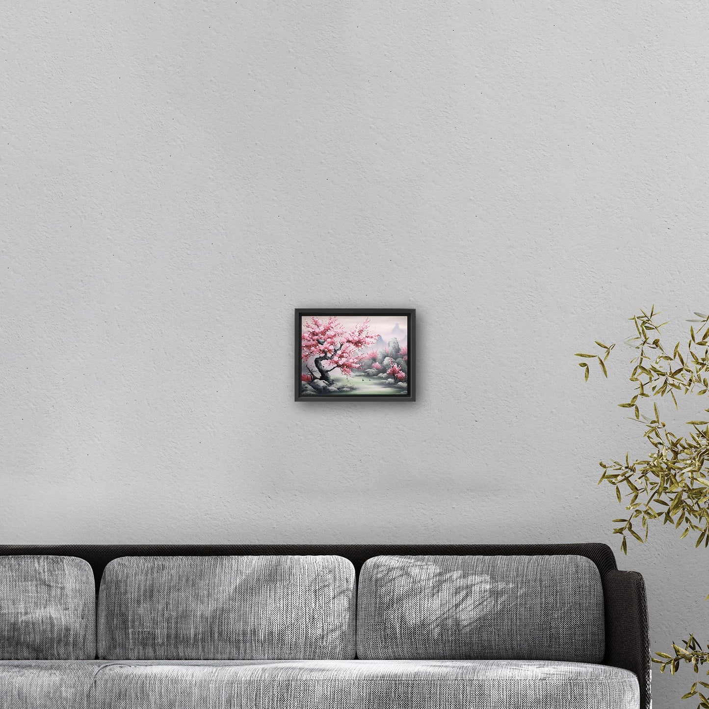 Asian Watercolor Botanical - Cherry Blossom Serenity