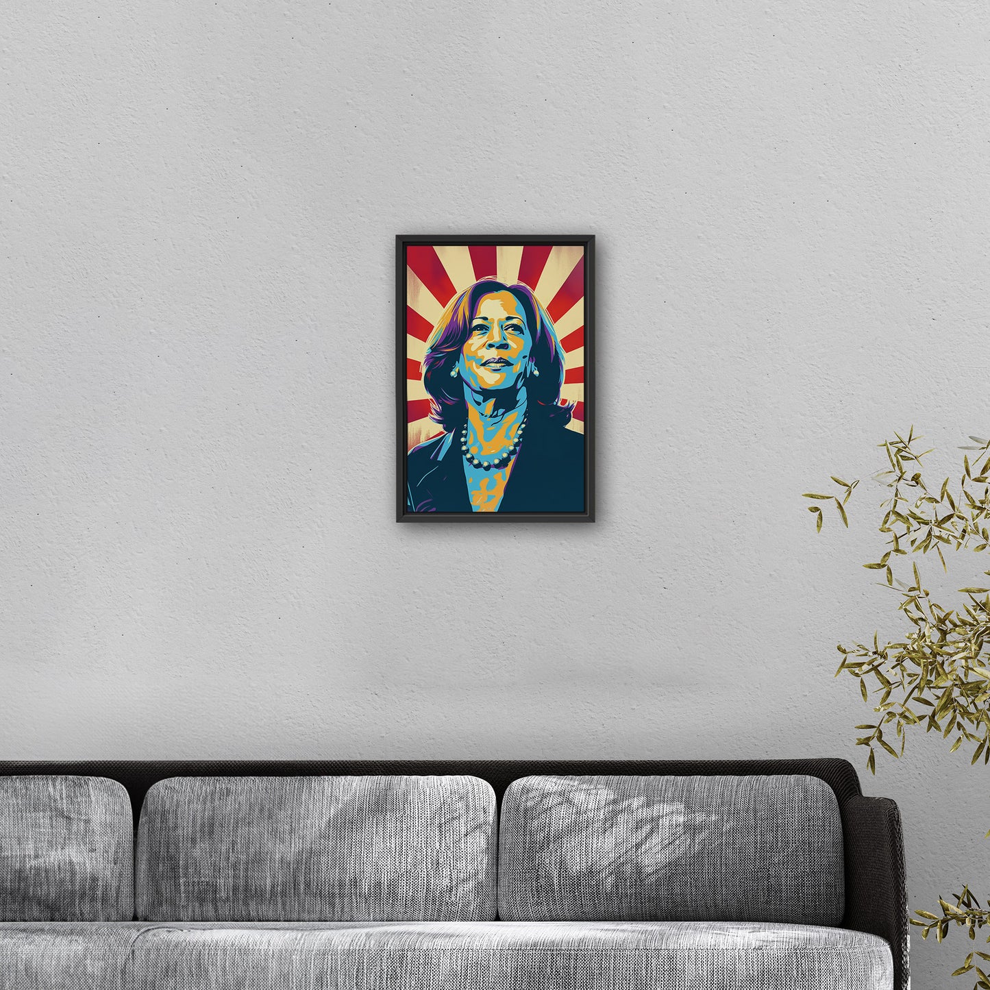 Kamala Harris - Regal Revolution in the Style of Obama Hope Poster