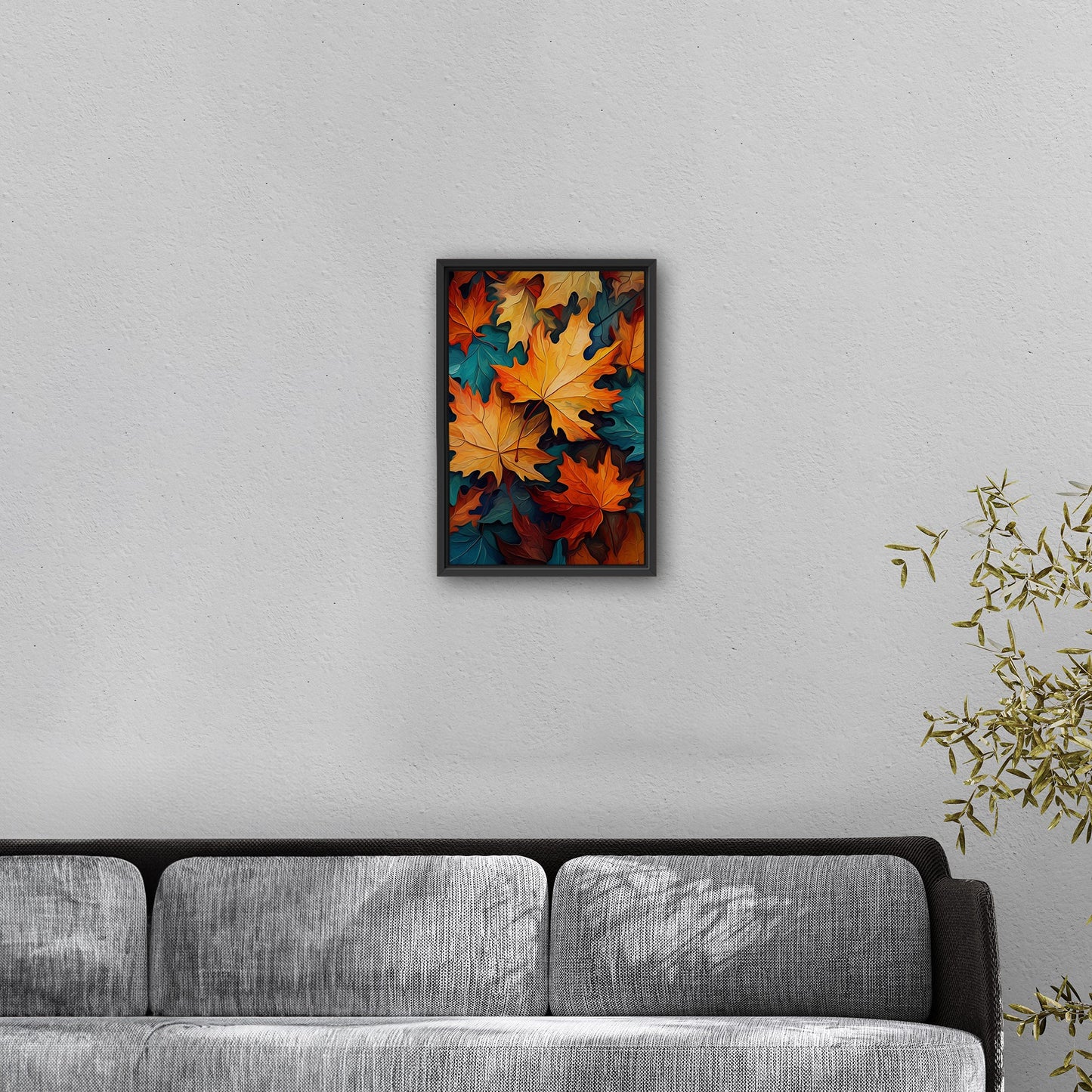 Painting of Autumn Leaves - Vivid Autumn Luminance