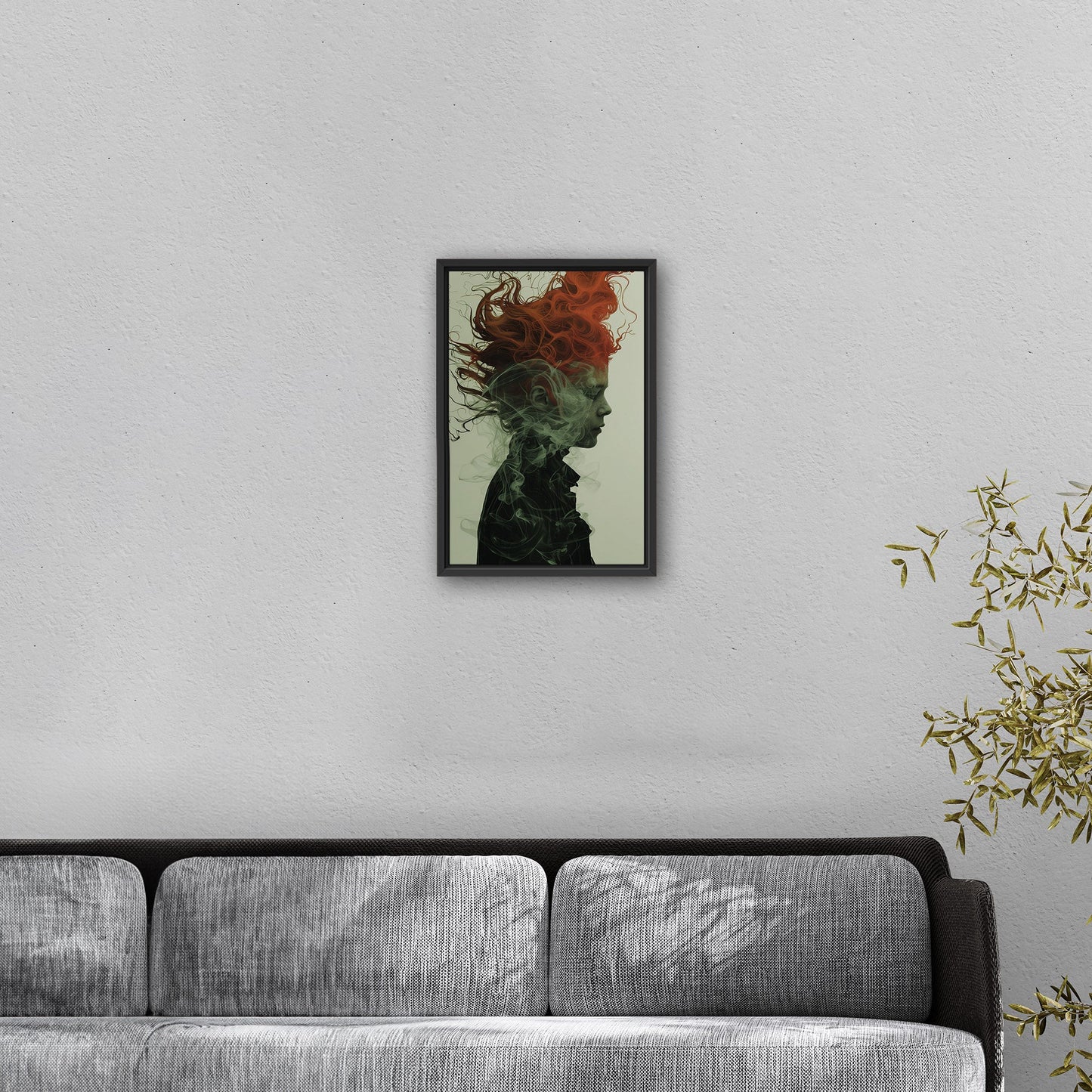 Bold and dynamic abstract wall art - A captivating chaos in art deco