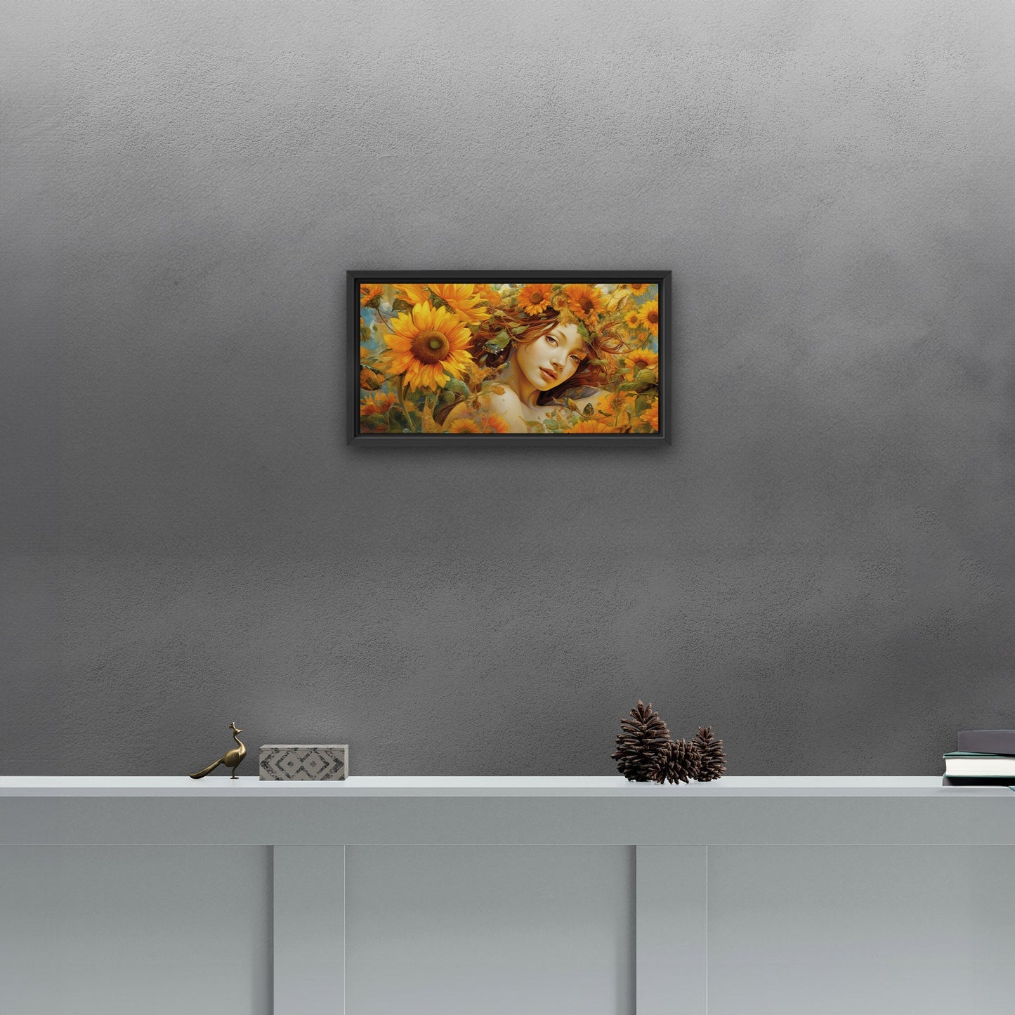 Captivating, elegant, intricate sunflower - Radiant Elegance -