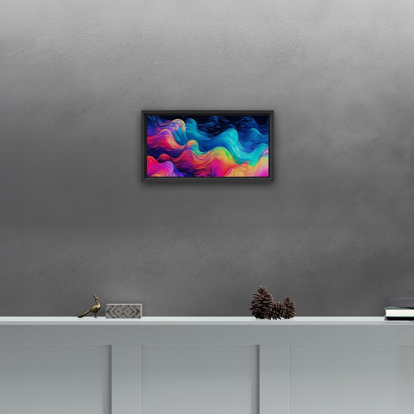 Abstract, vibrant wall art for modern spaces - Electric Dreams