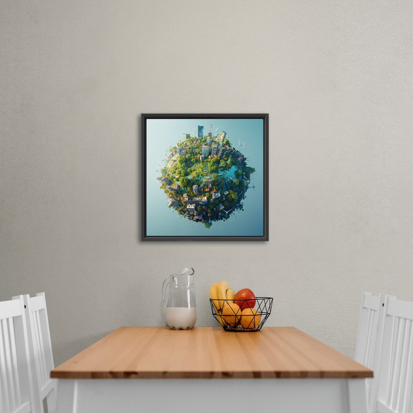 Enhance any room with Earth's view - Ethereal Exploration