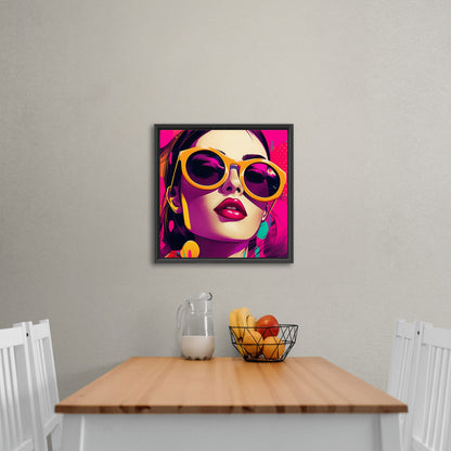 Pop Art Inspired Modern Render Portrait of a Woman - Power Pop: Bold Comic Chic Art