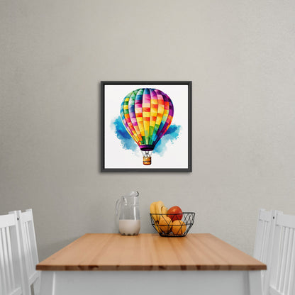 Hot Air Balloon Watercolor for Child's Room - Adventure Awaits