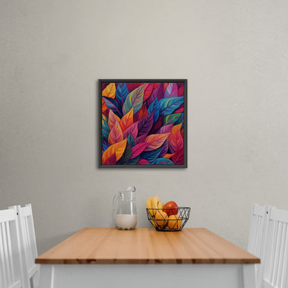 Painting of Autumn Leaves - Vivid Autumn Palette