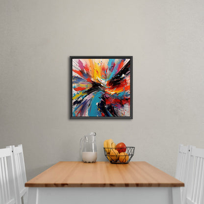 Immerse your space in dynamic, abstract art - Vivid Expression.