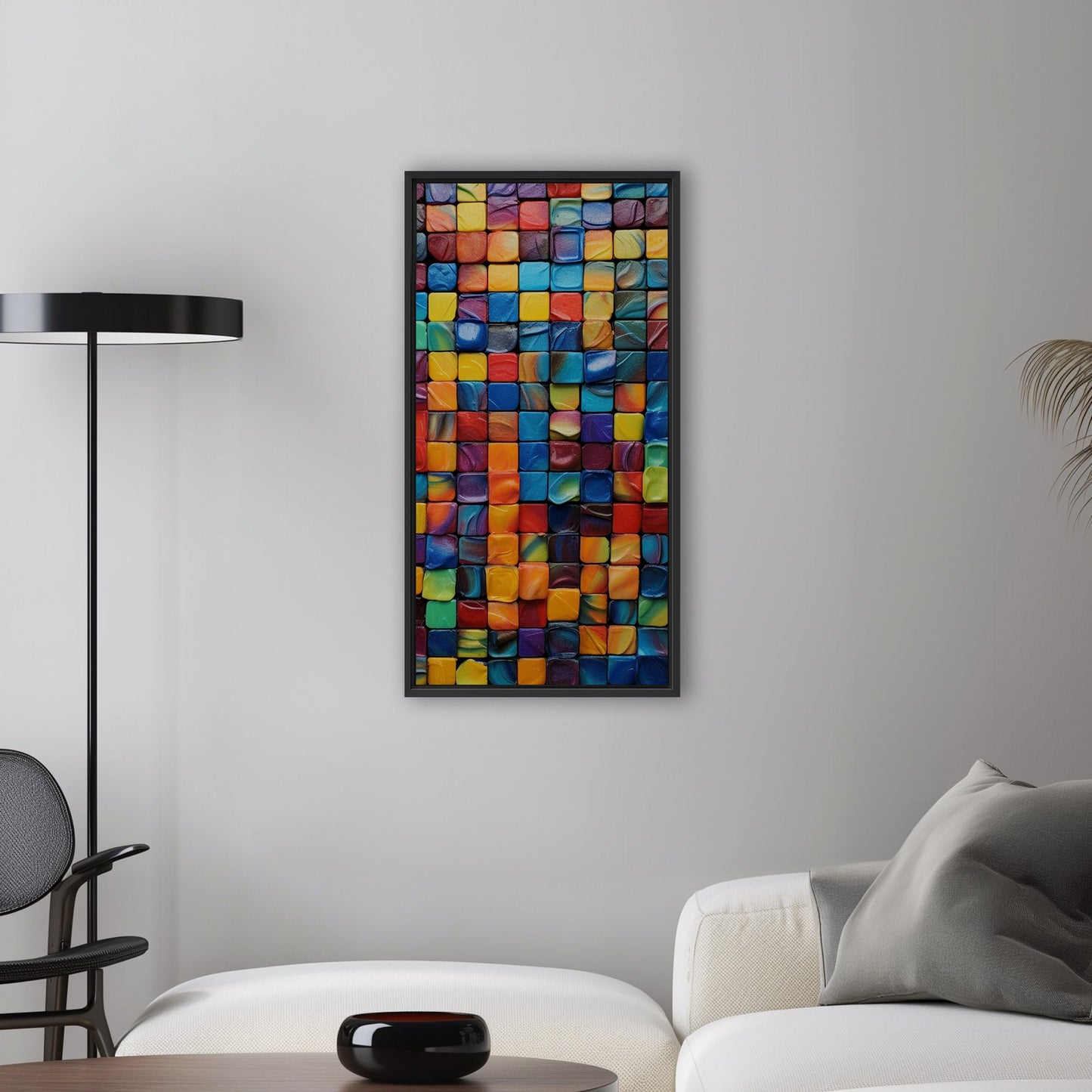 Mosaic Abstract Photorealistic Geometric Shapes - Mosaic Melody