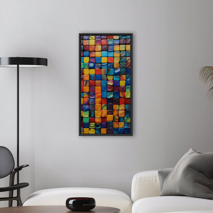 Mosaic Abstract Photorealistic Geometric Shapes - Mosaic Melody