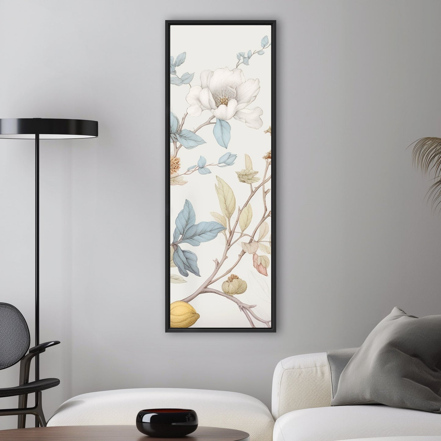 Botanical flower pastel watercolor - Dreamy Botanical Elegance