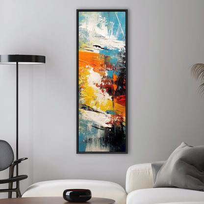 Abstract Oil Painting - Vibrant Energy: Embrace the Abstract