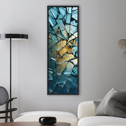 Unique and captivating shattered glass art - Enigmatic Reflections