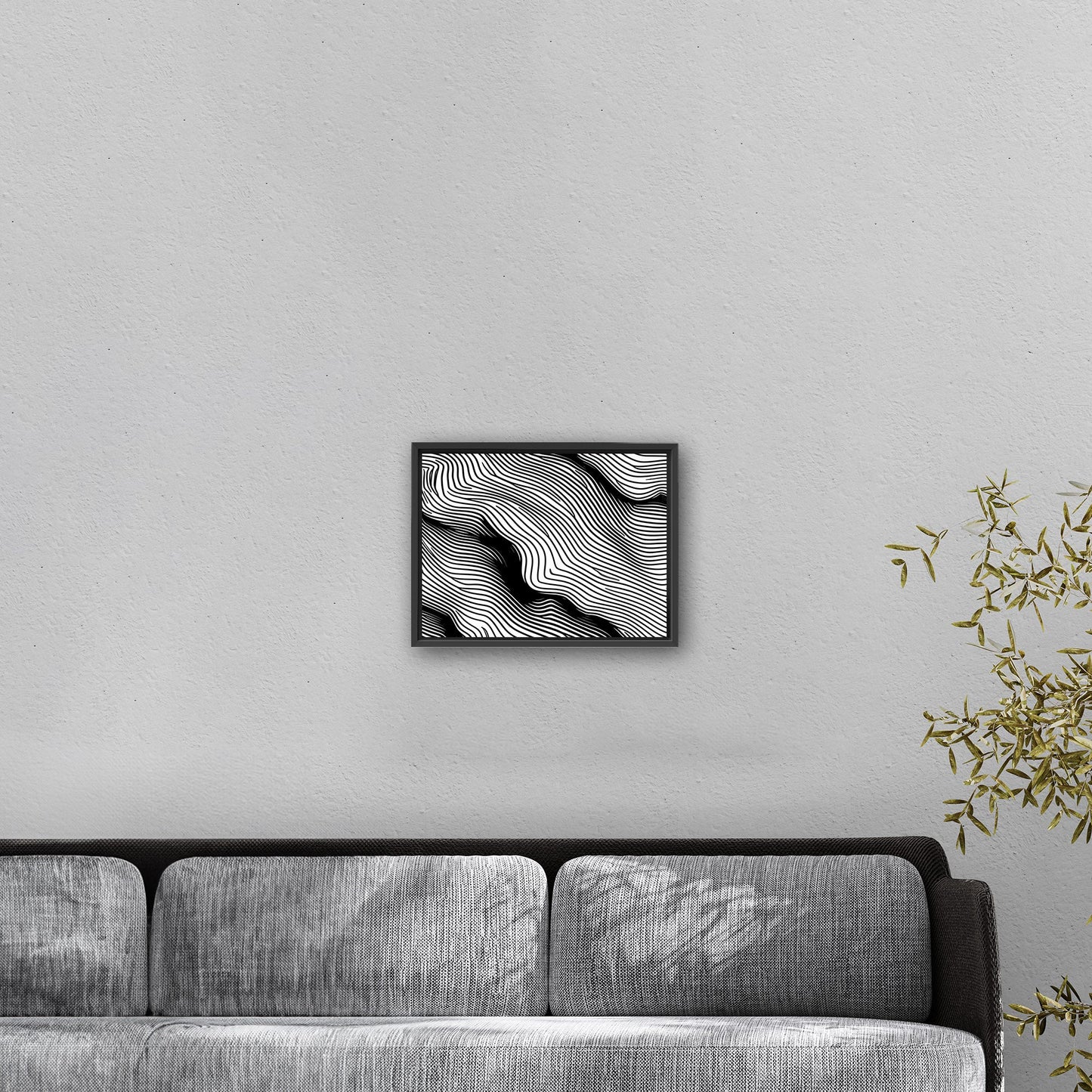 Elevate any space with sophisticated, intricate black and white wall art - Elegance Enigma