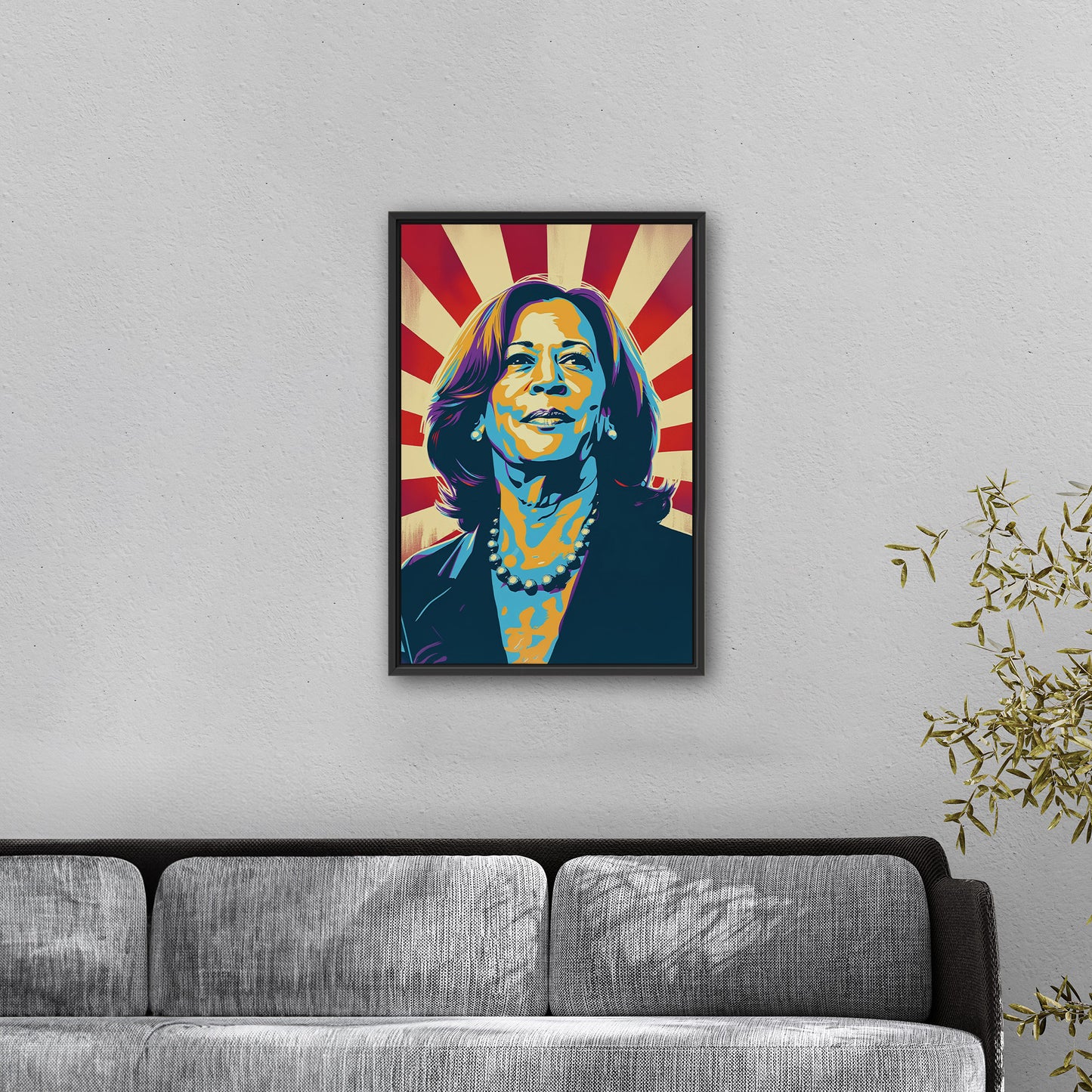 Kamala Harris - Regal Revolution in the Style of Obama Hope Poster