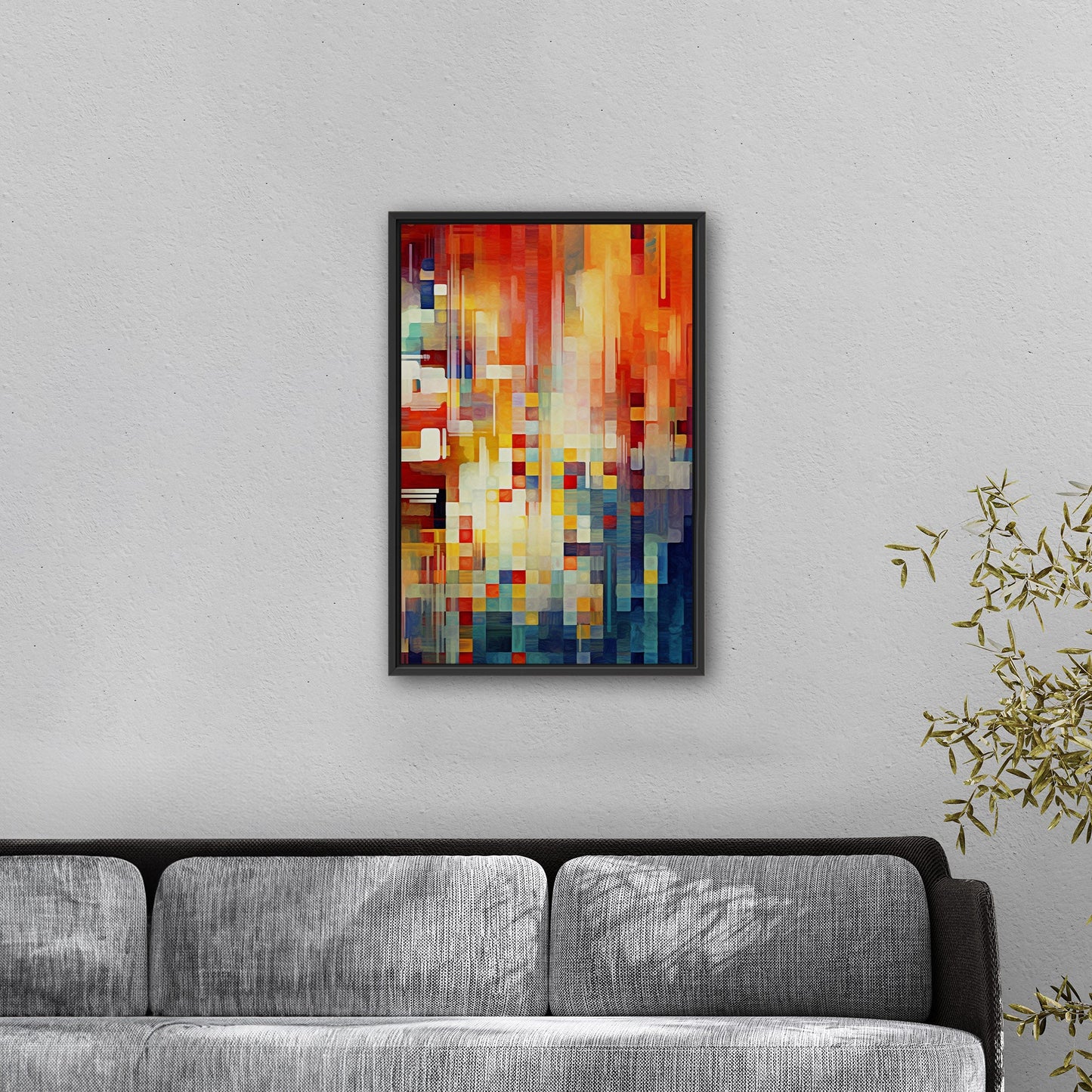 Abstract pixelated mosaic - Eclectic Dream