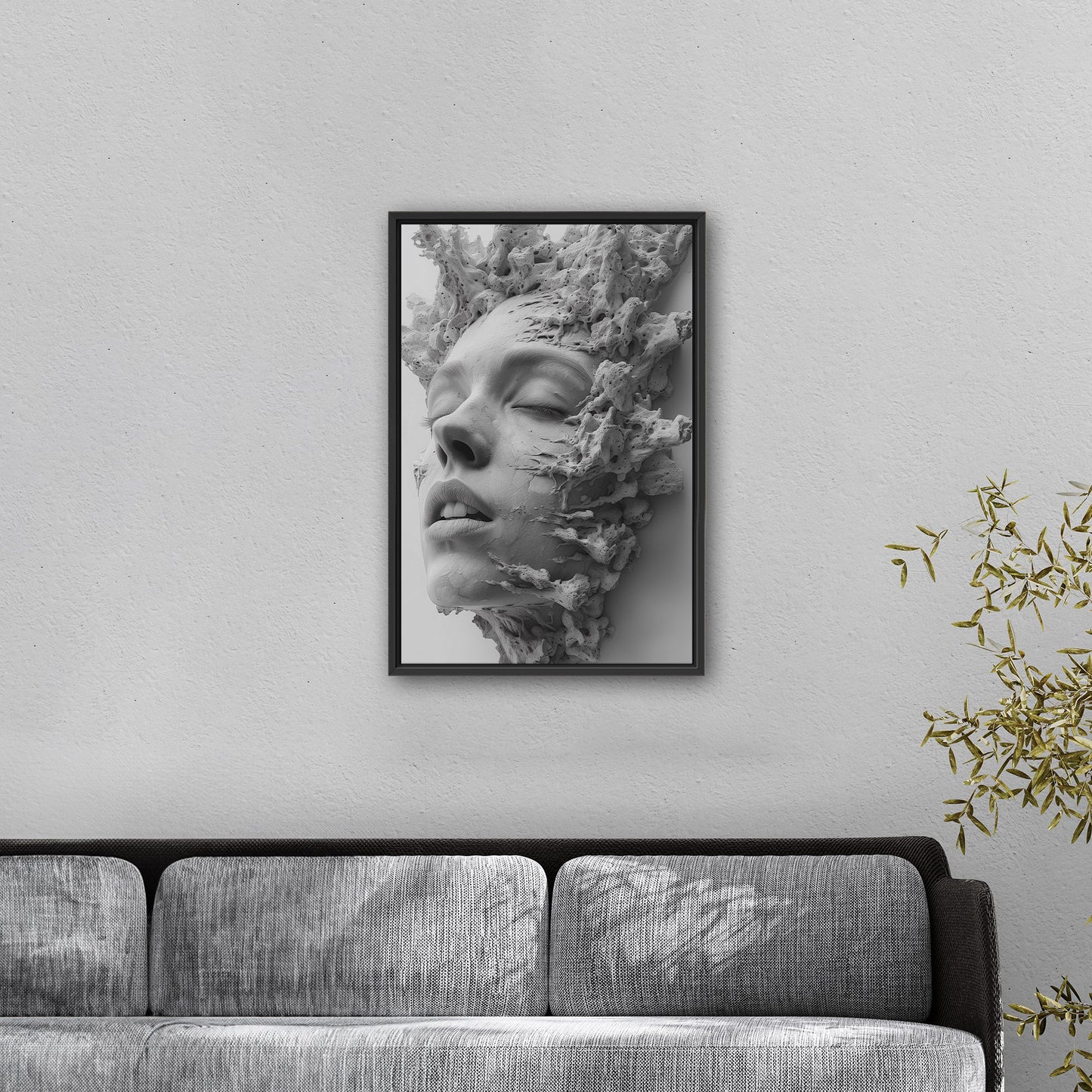 Abstract art meets modern sophistication - Enigmatic Elegance