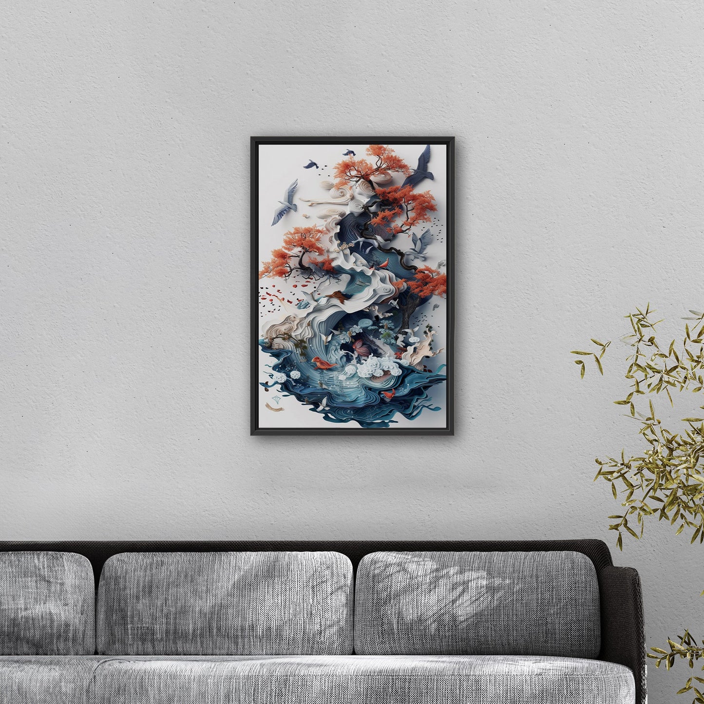 A captivating art piece that elevates any room - A Surreal Masterpiece