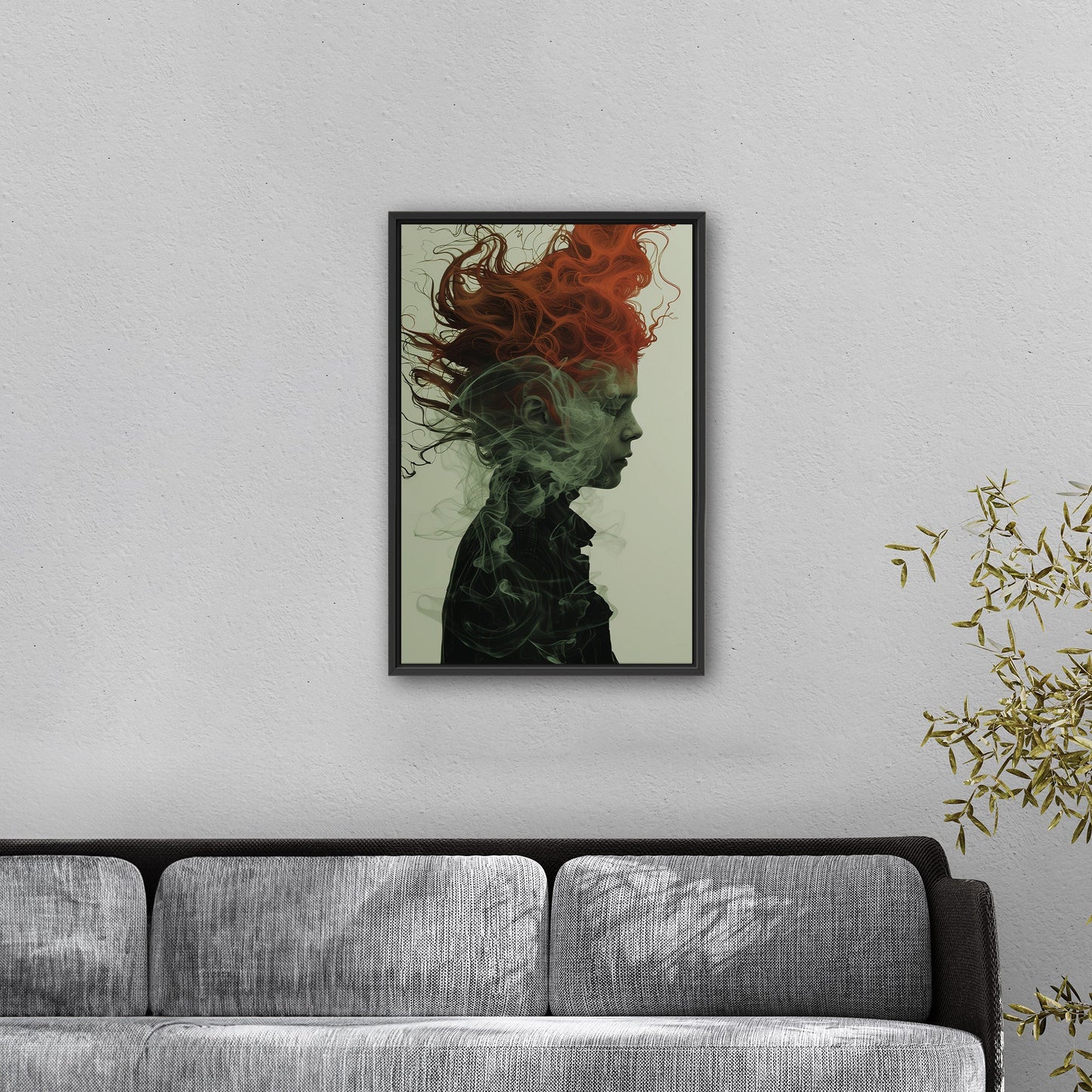 Bold and dynamic abstract wall art - A captivating chaos in art deco