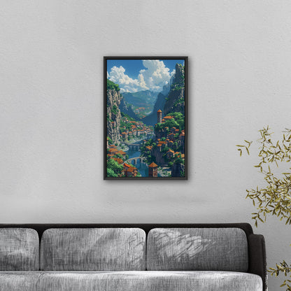 European-themed wall art - Elegant Elysian Haven